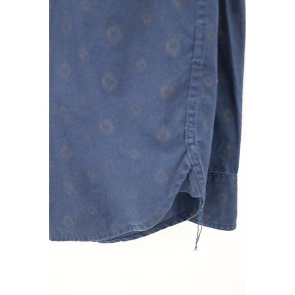 Alex Mill Shirt Mens Large Long Sleeve Button Up Cotton Blue Printed casual - Picture 4 of 13